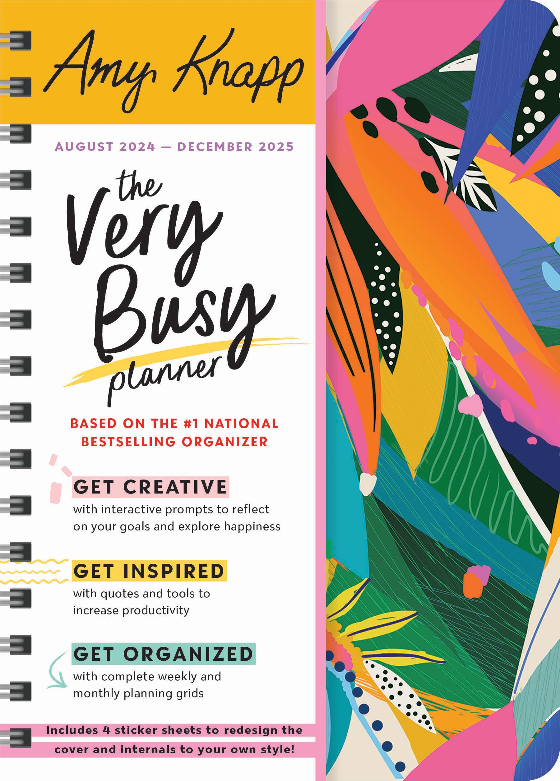 2025 Amy Knapp's The Very Busy Planner: 17-Month Weekly Organizer for Women (Includes Stickers, Student Planner, Family Planner, Thru December 2025) (Amy Knapp's Plan Your Life Calendars)