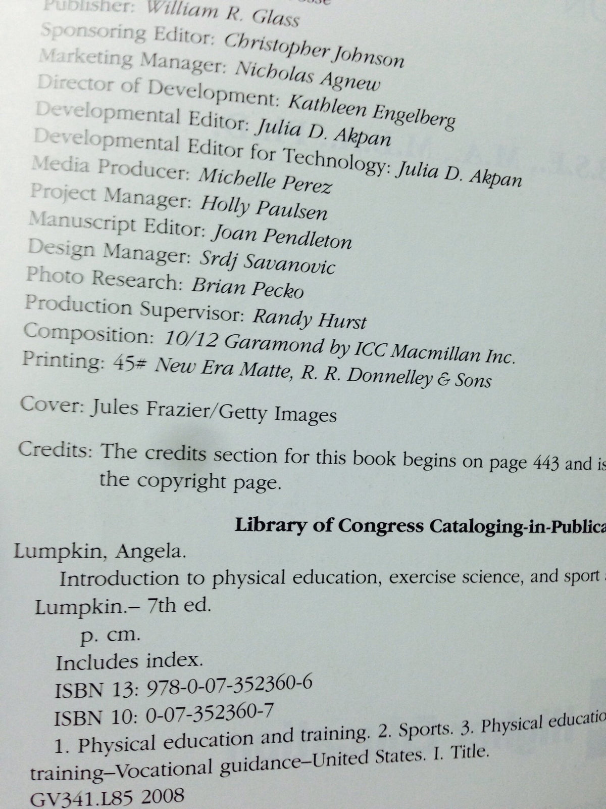 Introduction to Physical Education, Exercise Science, and Sport Studies