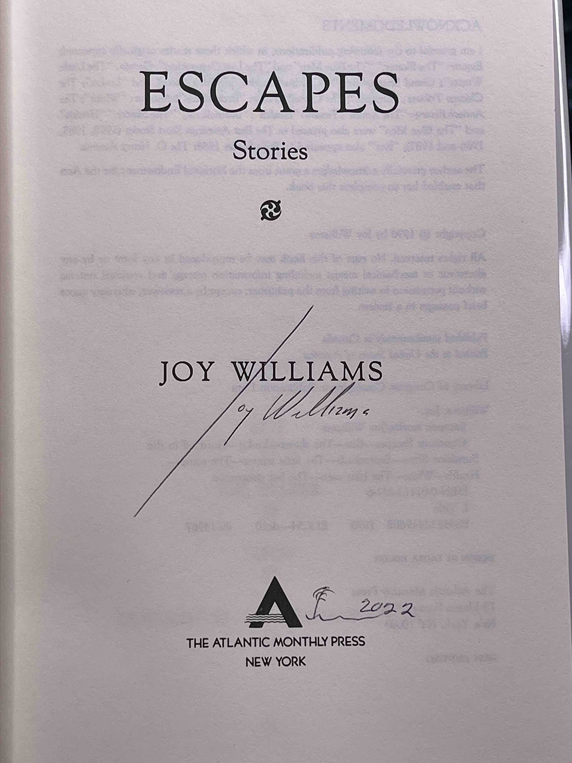 Escapes: Stories