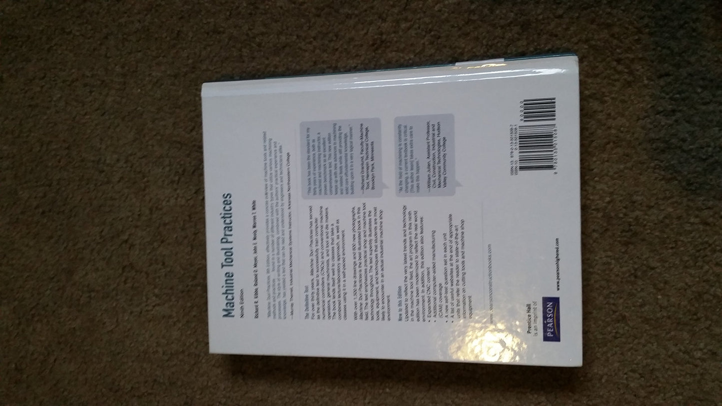 Machine Tool Practices (9th Edition)