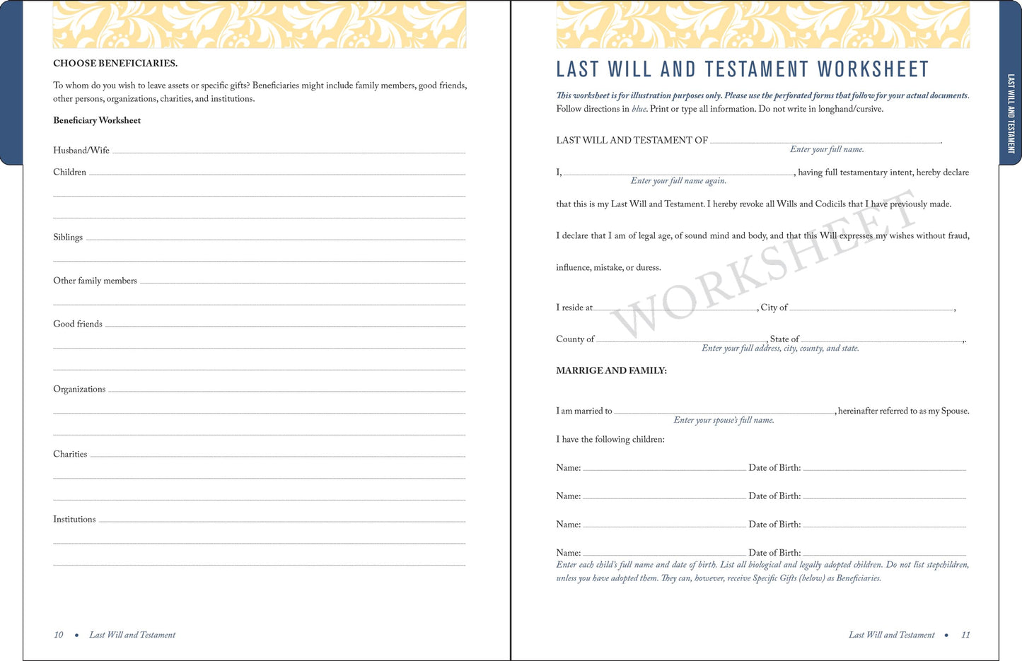 My Family Estate Legal Document Kit (includes Last Will and
