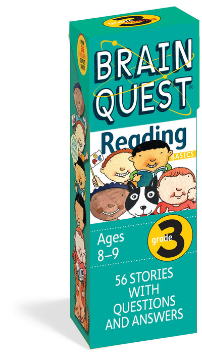 Brain Quest 3rd Grade Reading Q&A Cards: 56 Stories with Questions and Answers. Curriculum-based! Teacher-approved! (Brain Quest Smart Cards)