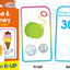 School Zone Math 3-4 4-Pack Flash Cards: 224 Cards, 3rd Grade, 4th Grade, Multiplication 0-12, Division 0-12, Math War Multiplication Game Cards, Time & Money, Telling Time, Coin Values, Ages 6+