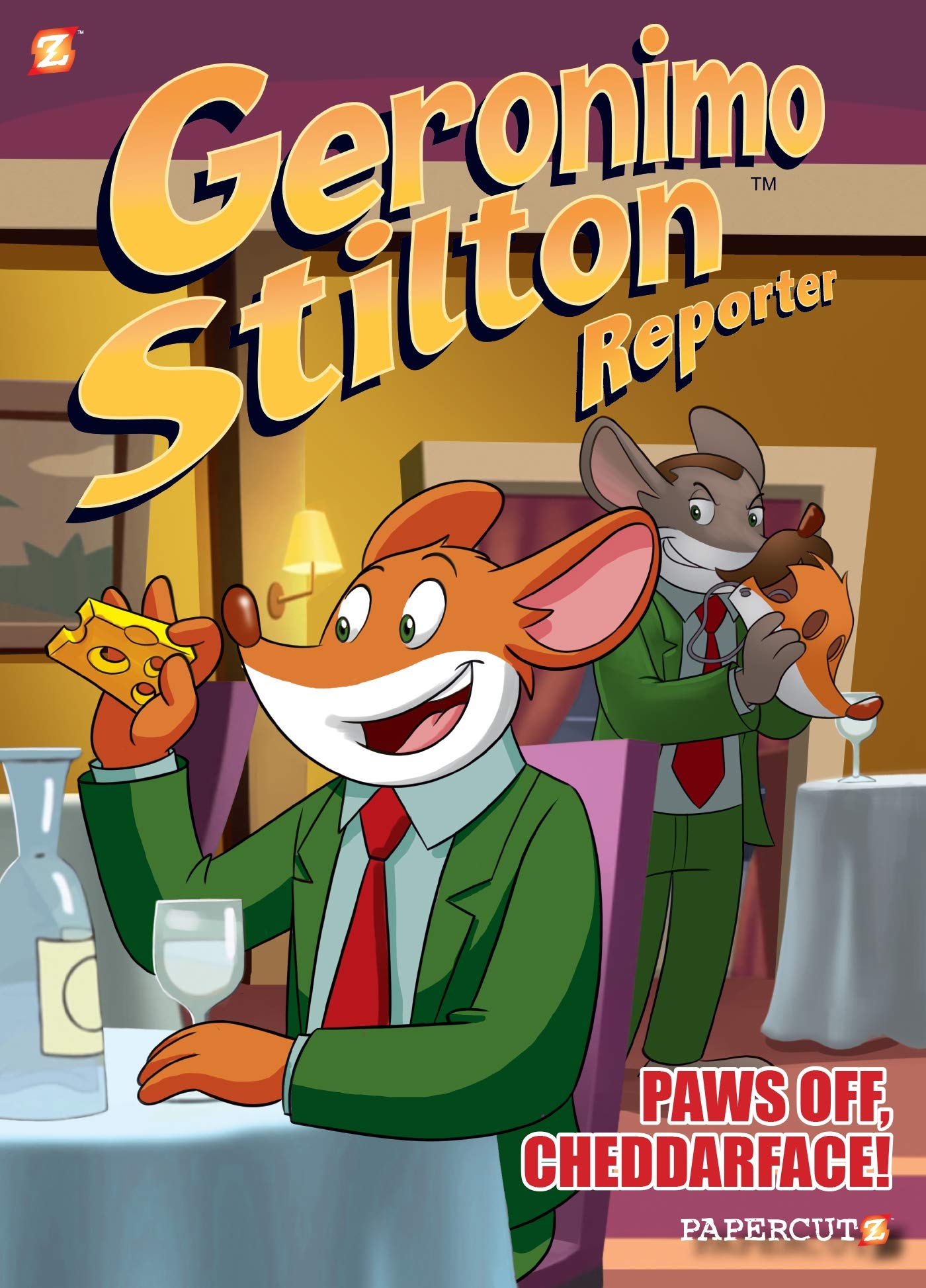 Geronimo Stilton Reporter #6: Paws Off, Cheddarface! (6) (Geronimo Stilton Reporter Graphic Novels)