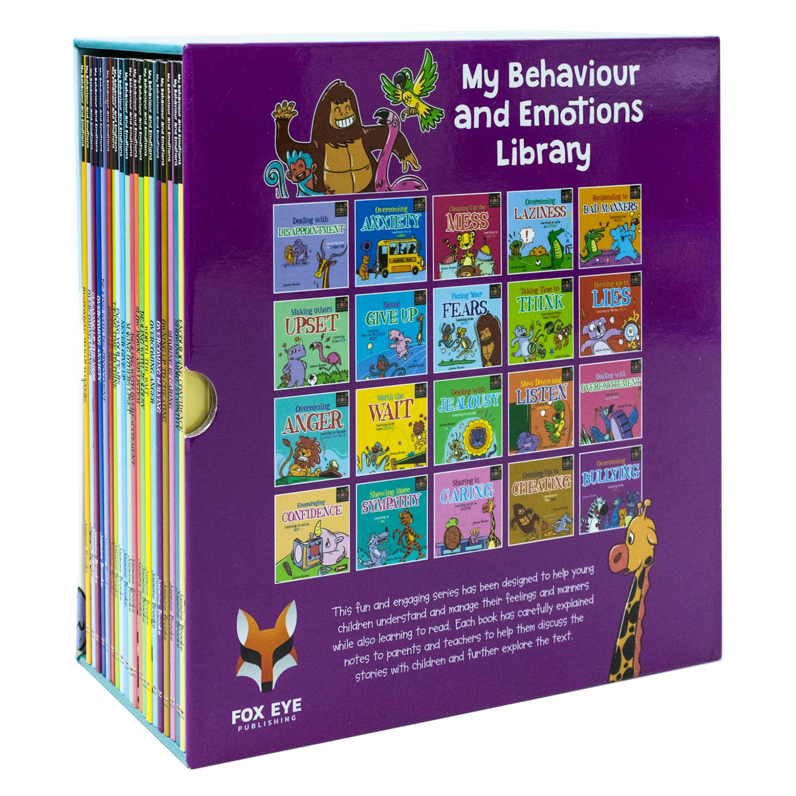 My Behaviour and Emotions Library 20 Books Box Set: Anxiety, Confidence, Bullying, Sympathy, Lying, Jealousy, Anger, Patience, Sharing, Bad Manners, Kindness