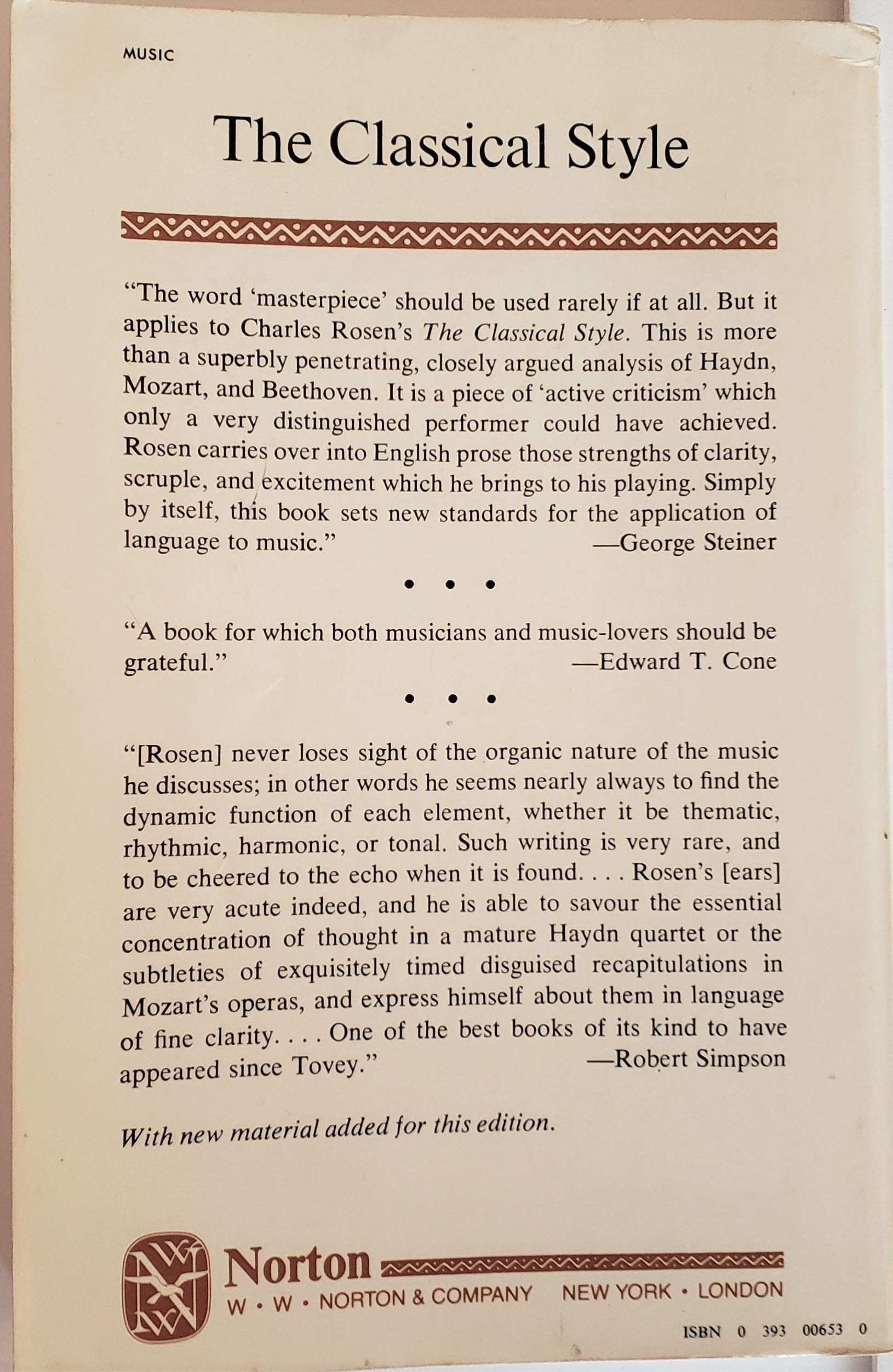 The Classical Style: Haydn, Mozart, Beethoven