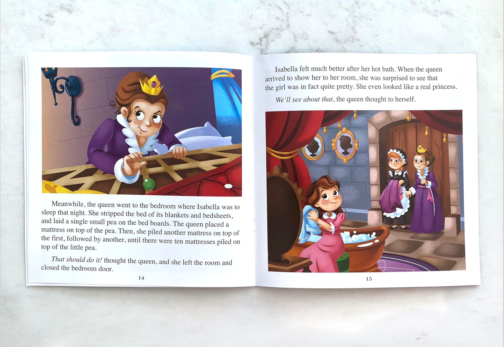 Phidal The Princess and the Pea Little Classics - Stories for kids, 24-page storybook