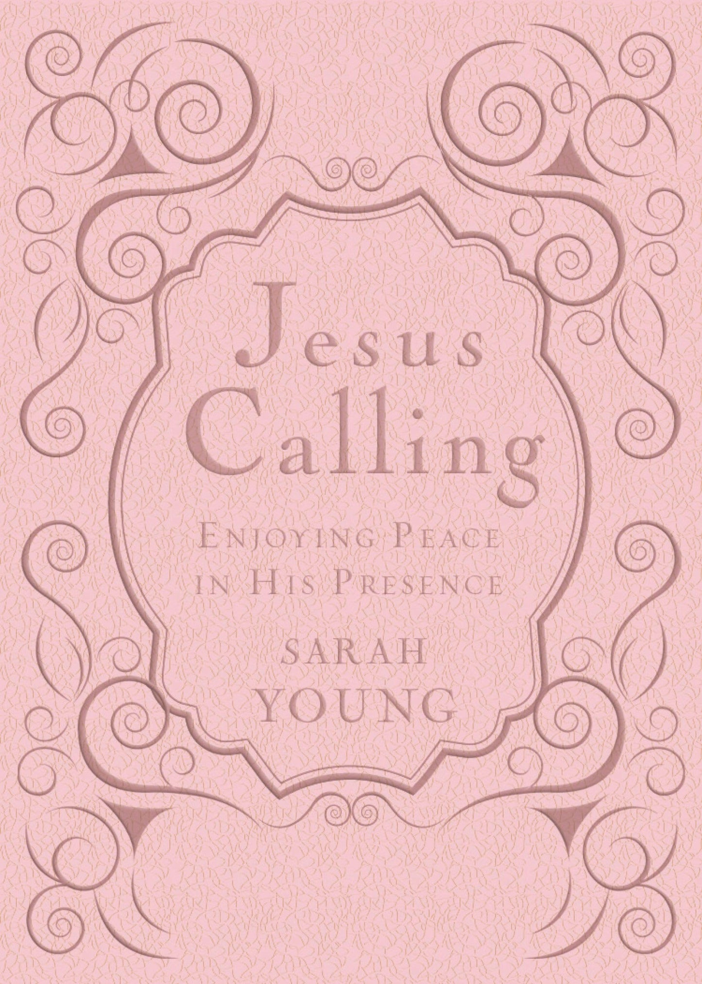 Jesus Calling, Pink Leathersoft, with Scripture References
