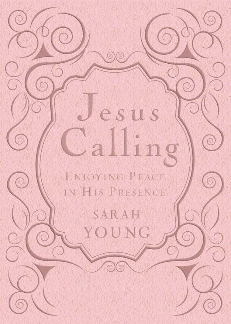 Jesus Calling, Pink Leathersoft, with Scripture References