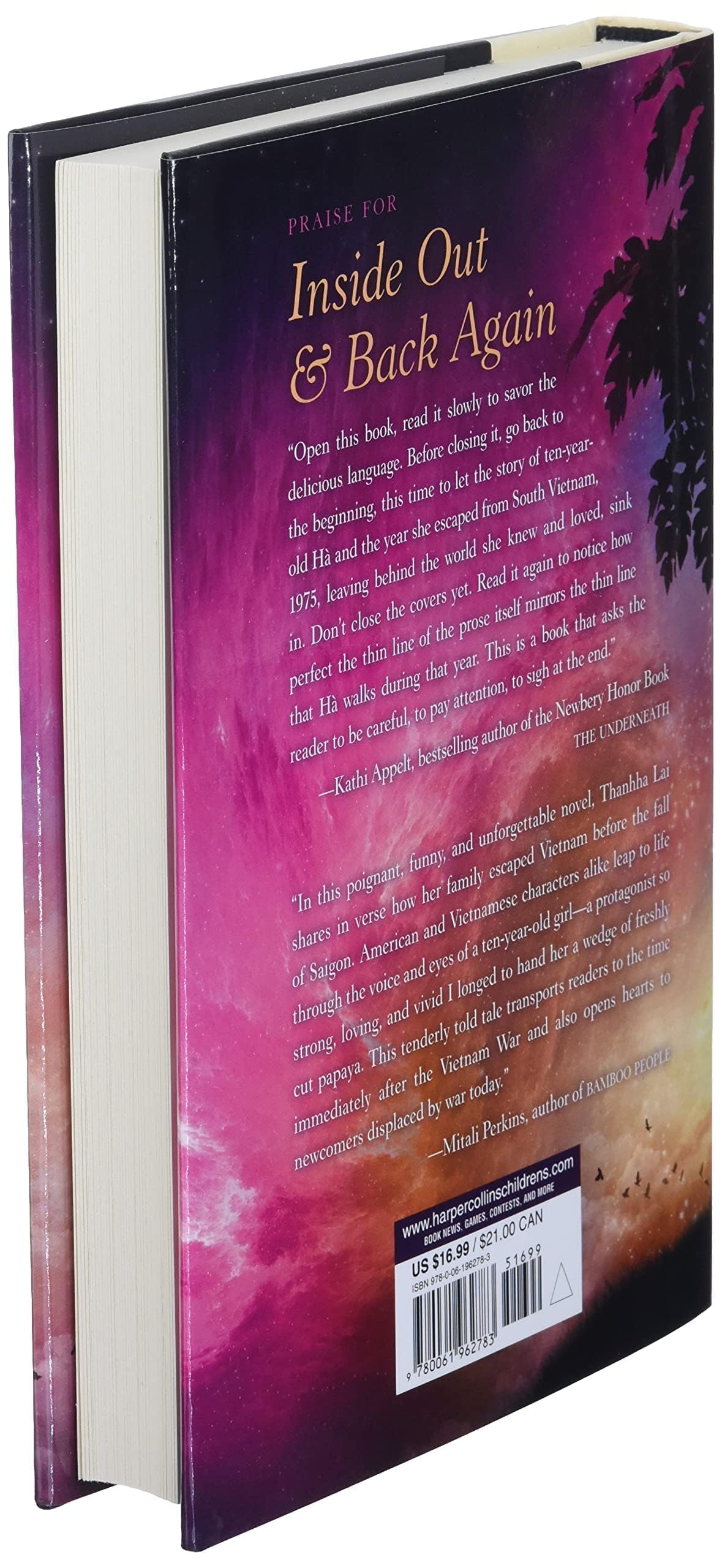 Inside Out and Back Again: A Newbery Honor Award Winner