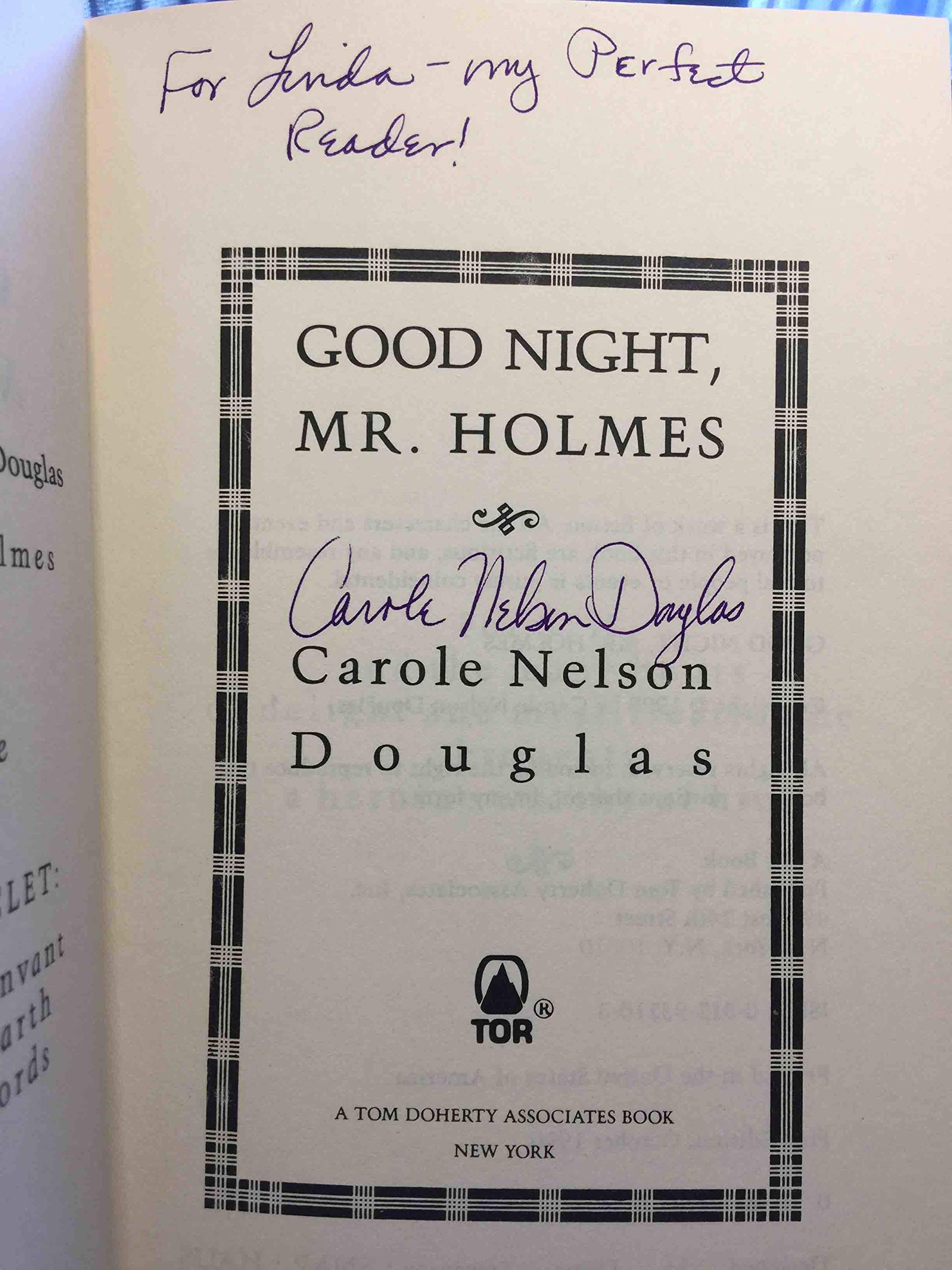 Good Night Mr. Holmes