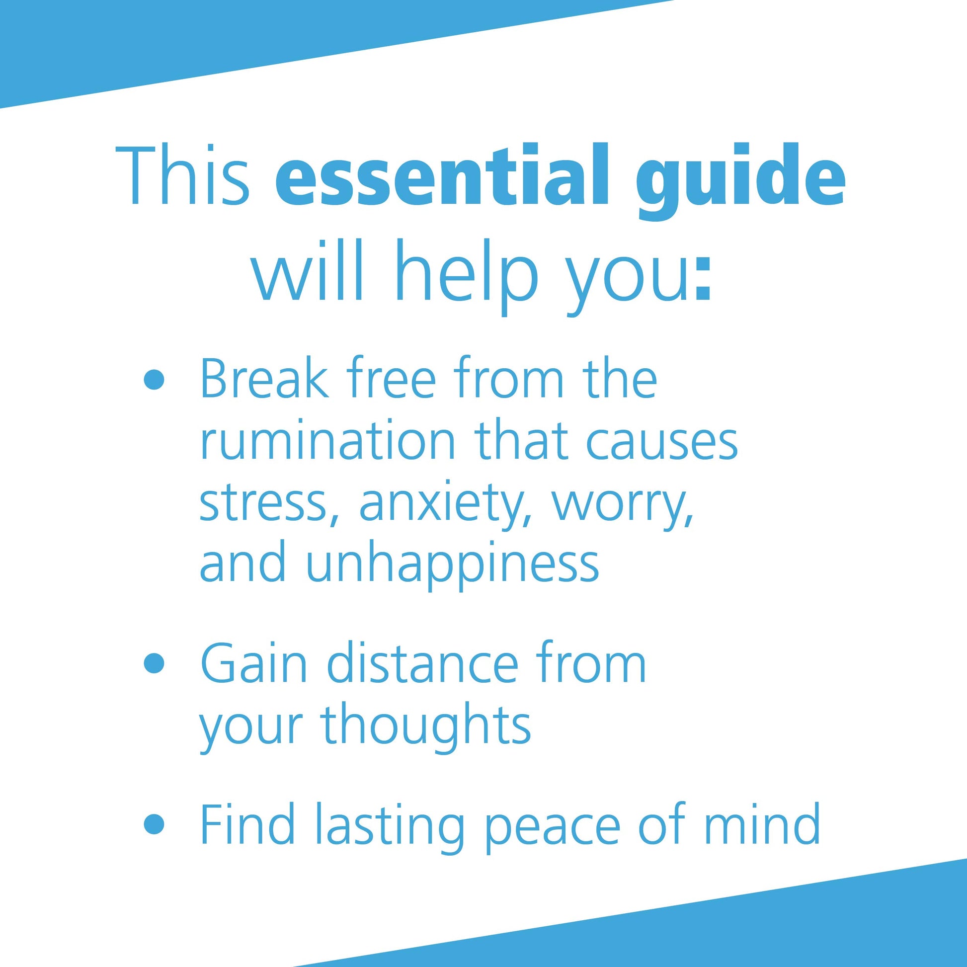 Can't Stop Thinking: How to Let Go of Anxiety and Free Yourself from Obsessive Rumination