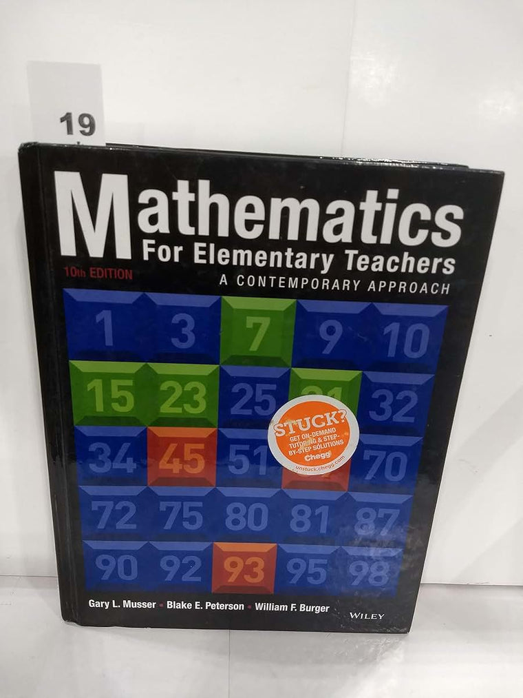 Mathematics for Elementary Teachers: A Contemporary Approach