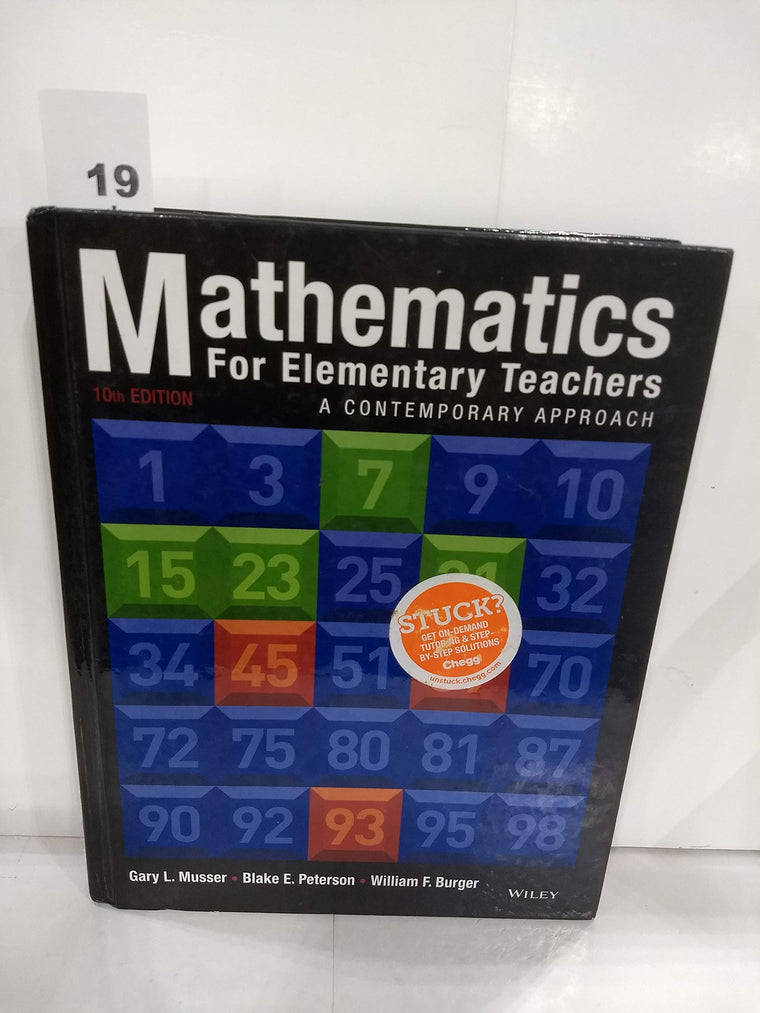 Mathematics for Elementary Teachers: A Contemporary Approach