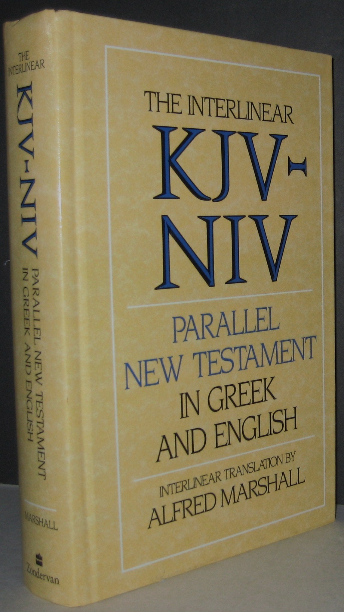 Interlinear KJV-NIV Parallel New Testament in Greek and Engl