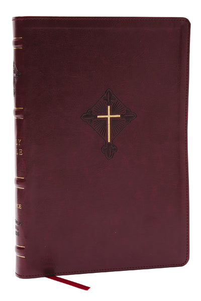 RSV2CE, Thinline Large Print Catholic Bible, Crimson Leathersoft, Comfort Print