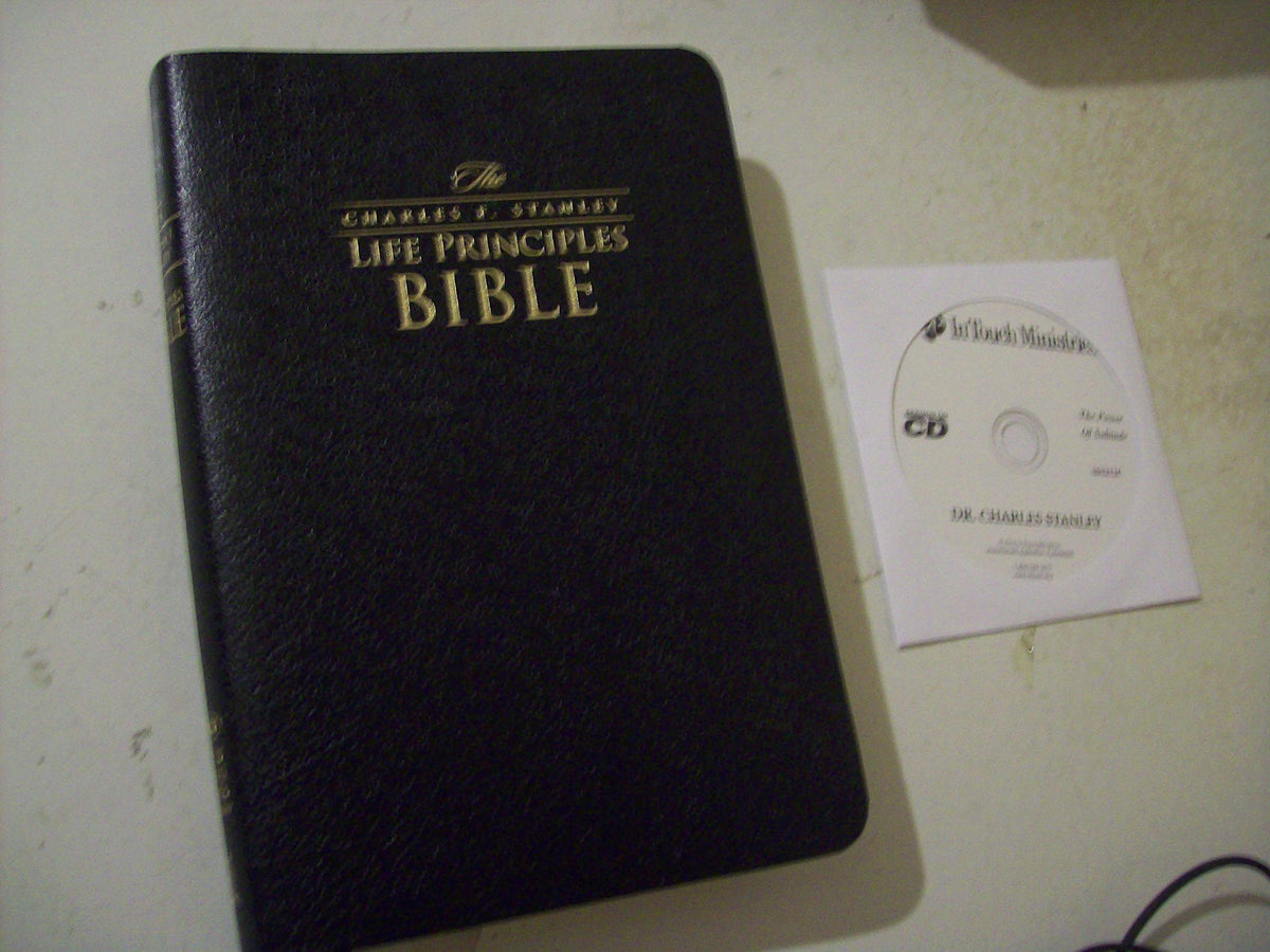 The Charles F. Stanley Life Principles Bible (Black)