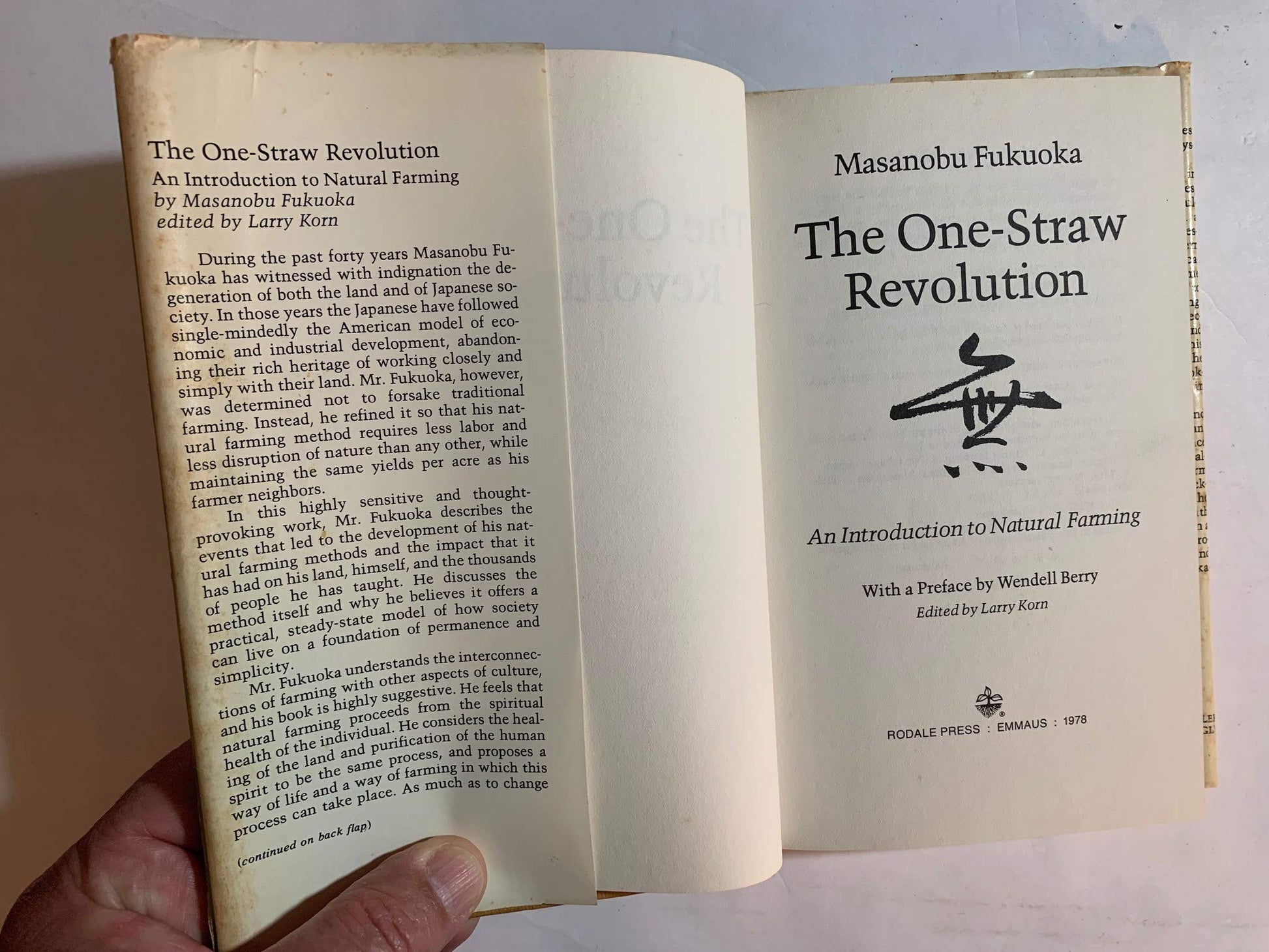 The One-Straw Revolution: An Introduction to Natural Farming