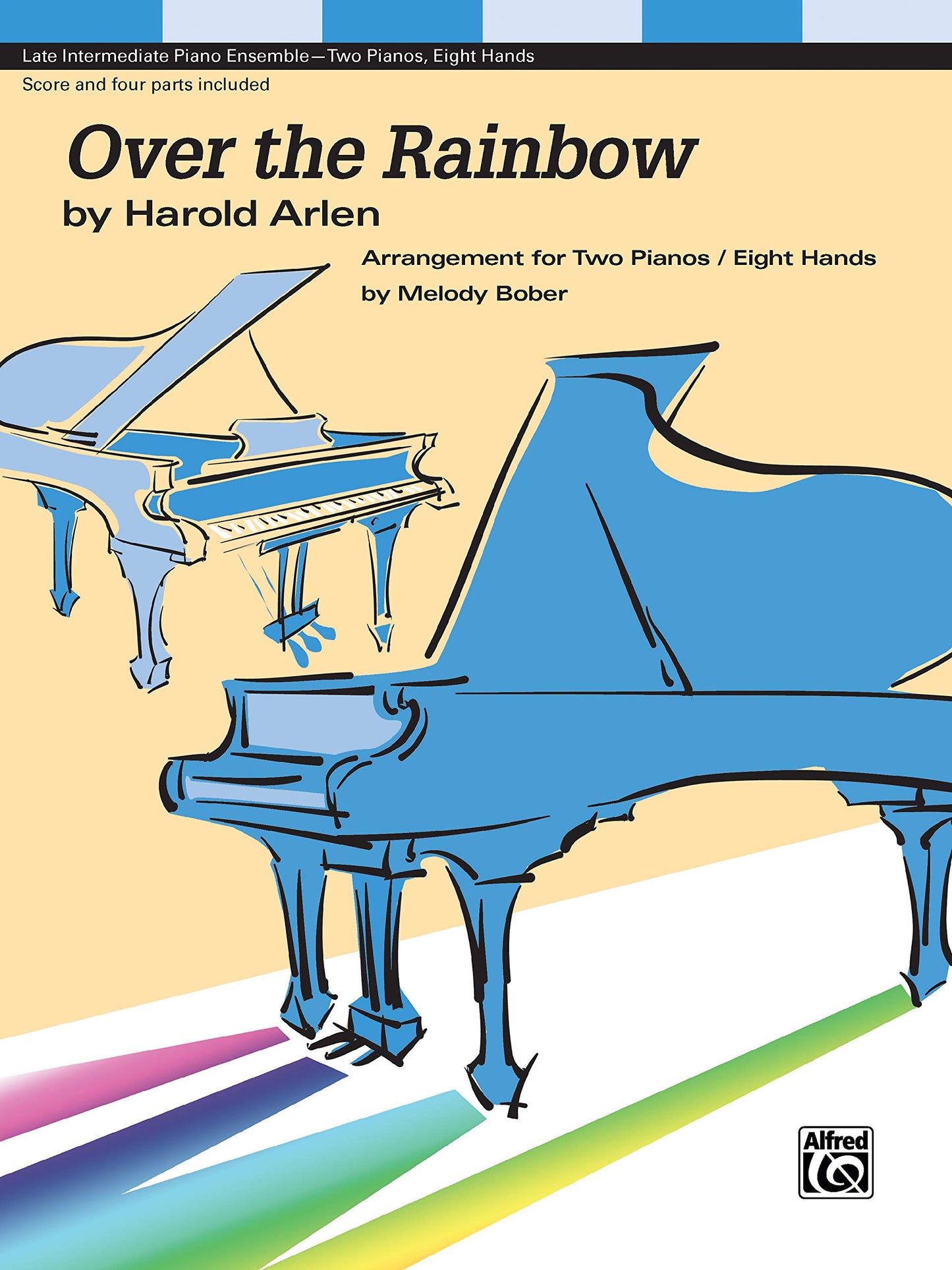 Over the Rainbow: For 2 pianos, 8 hands, Sheet