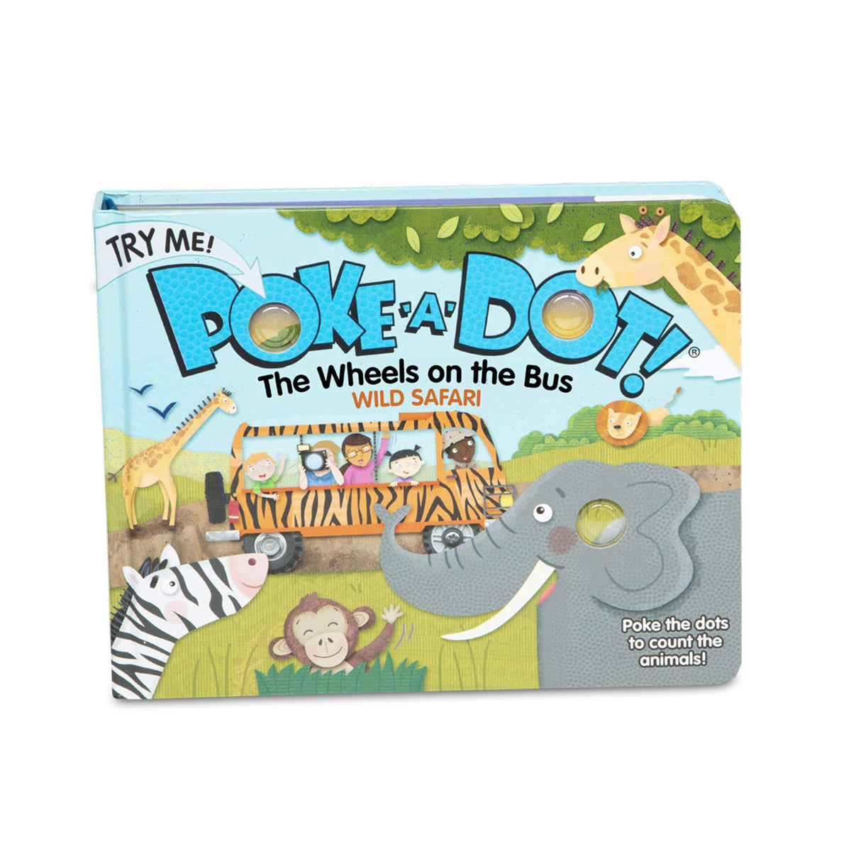 Poke-a-dot: Wheels on the Bus Wild Safari