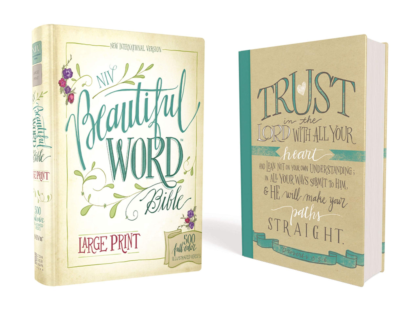 NIV, Beautiful Word Bible, Large Print, Hardcover: 500 Full-