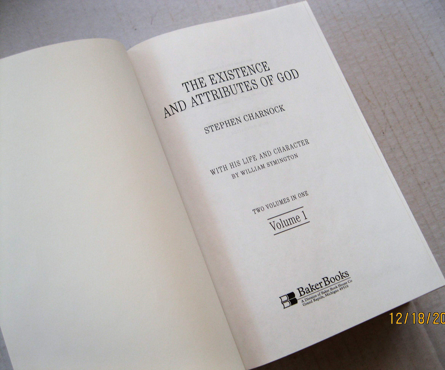 Existence and Attributes of God, The