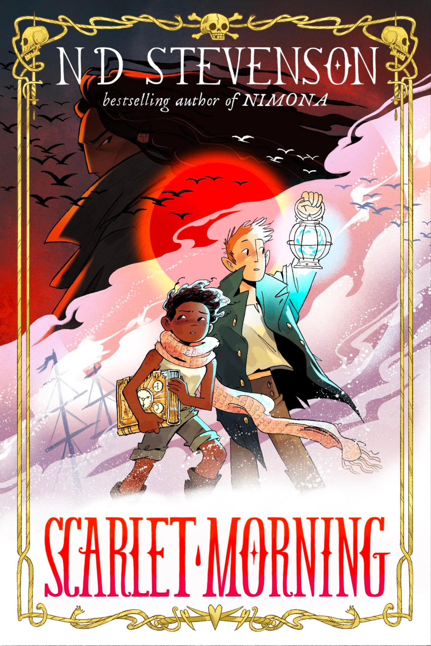 Scarlet Morning, Book 1: Scarlet Morning: An Illustrated Middle Grade Fantasy About Two Orphans on a Pirate Adventure for Children (Ages 8-12)