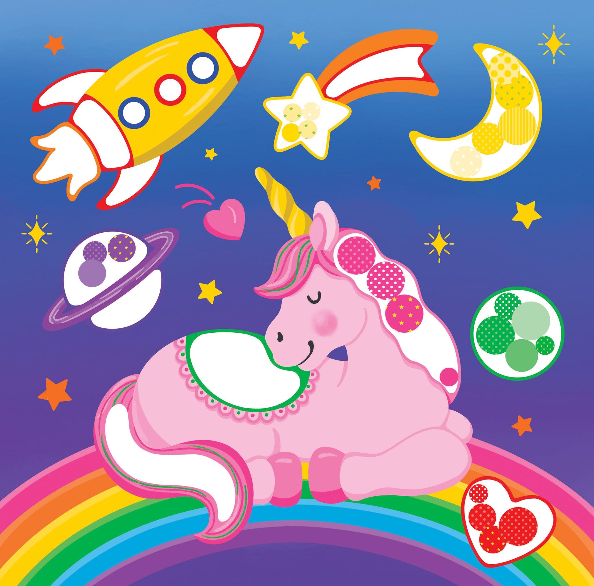 Color-By-Dots Sticker Book - Unicorns (Over 1,900 dot stickers to created incredible scenes)