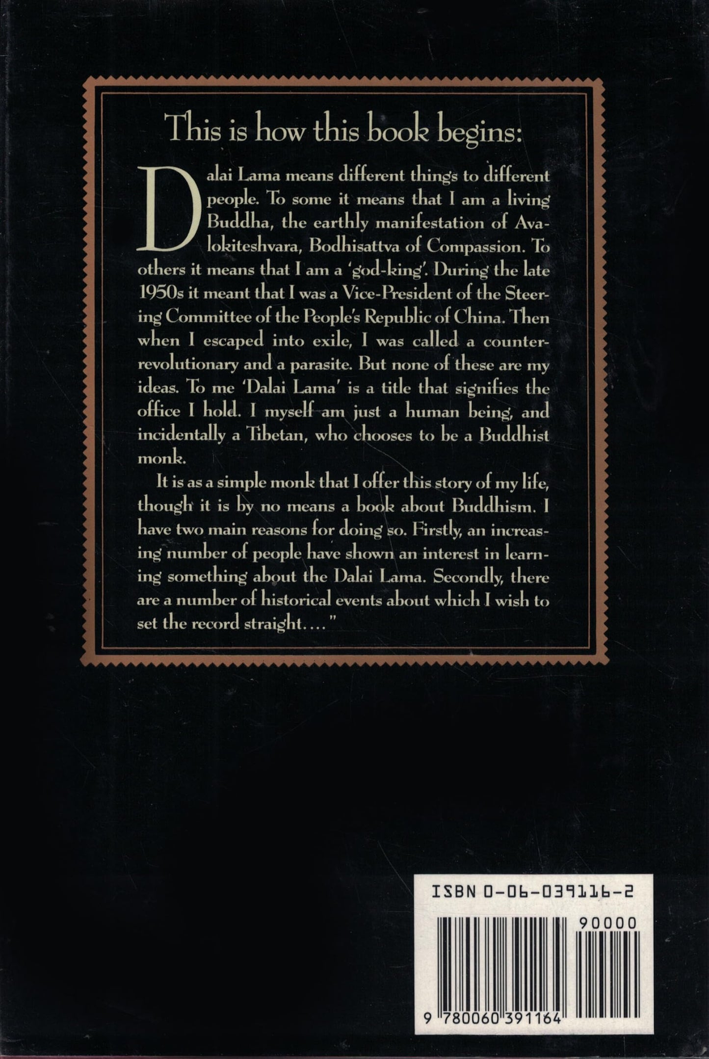 Freedom in Exile: The Autobiography of the Dalai Lama by Dal
