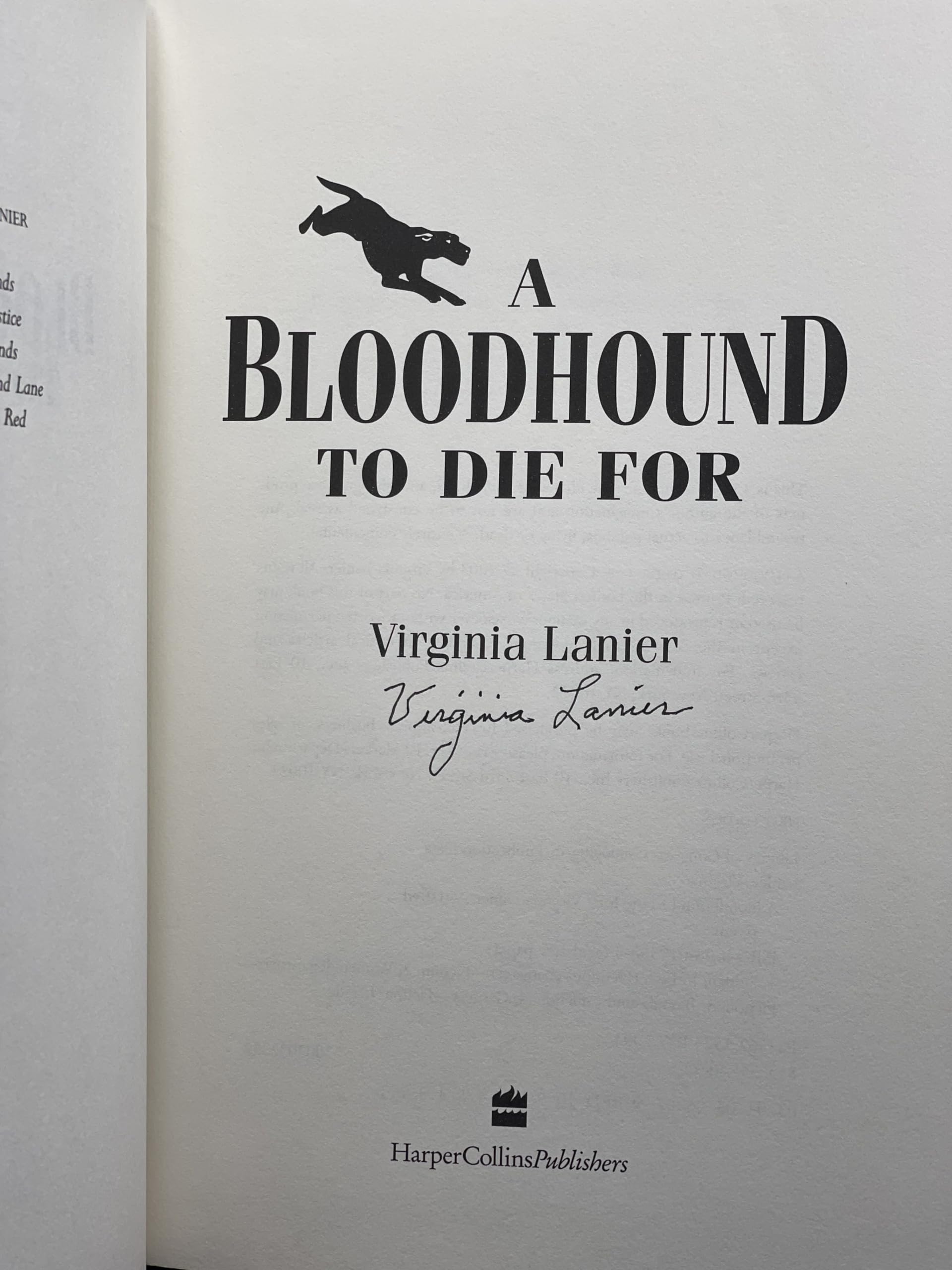 A Bloodhound to Die For (Jo Beth Sidden, No 6)
