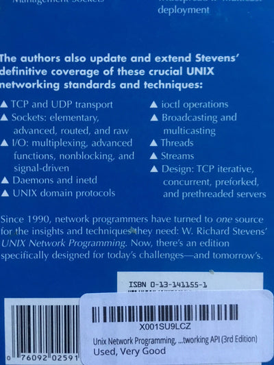 Unix Network Programming: The Sockets Networking Api (1)
