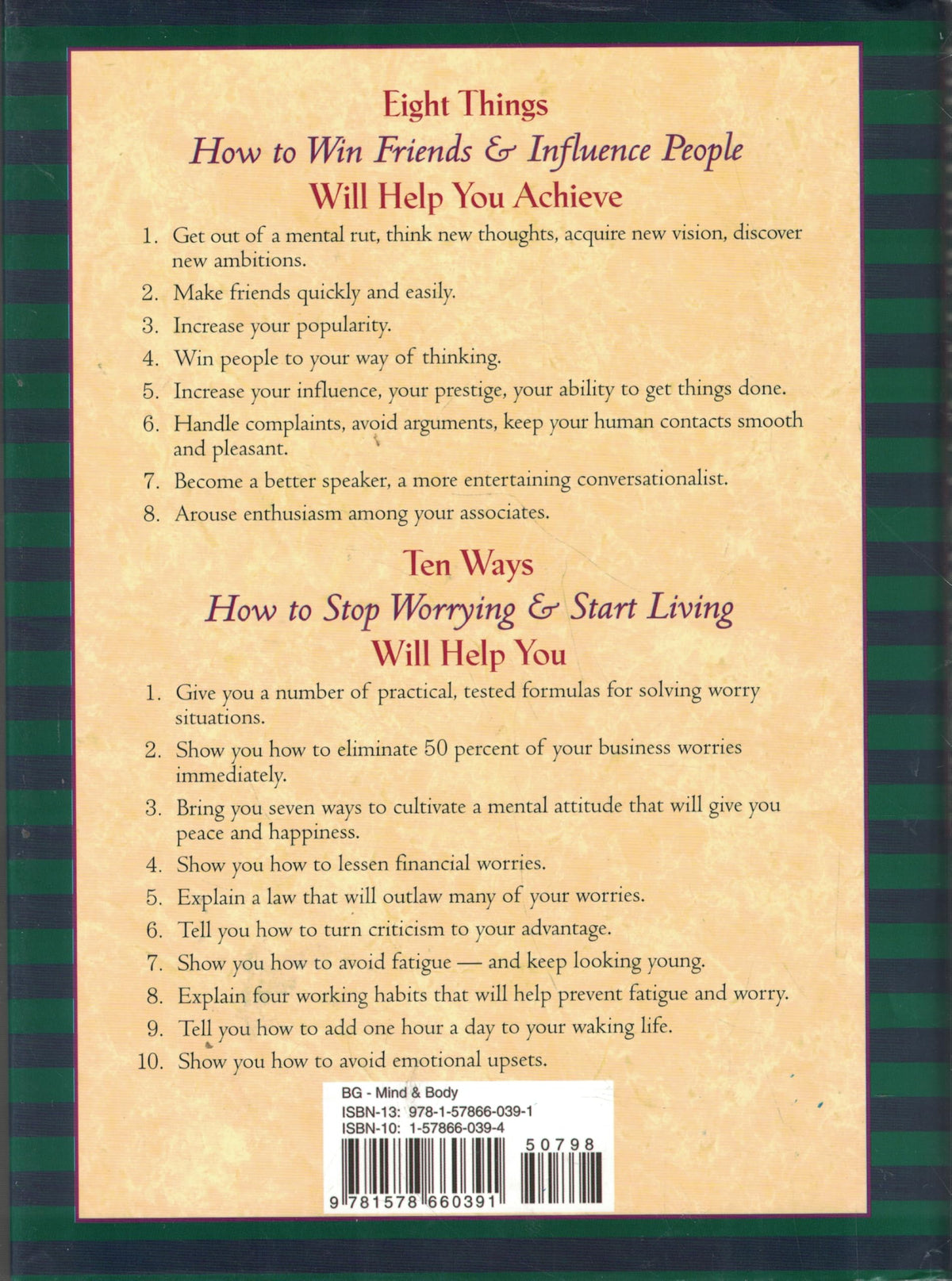 Dale Carnegie's Lifetime Plan for Success: How to Win Friends & Influence People : How to Stop Worrying & Start Living