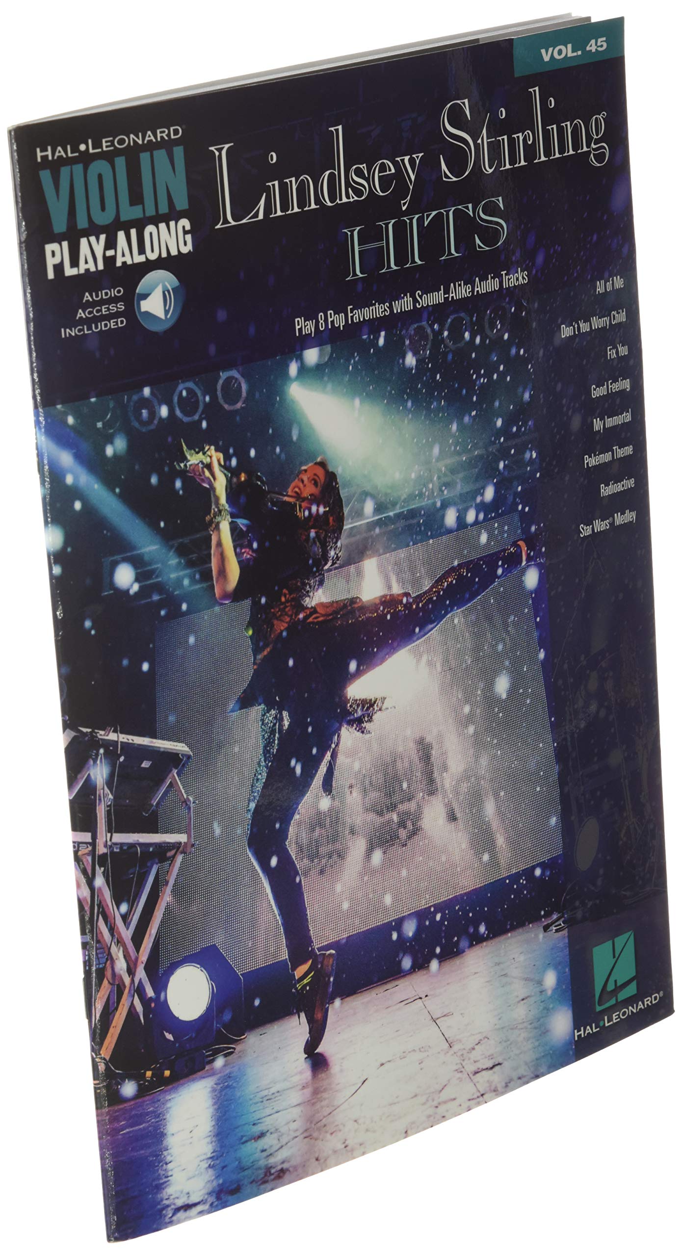 Lindsey Stirling Hits Violin Play-Along Vol. 45 Book Audio Online (Hal Leonard Violin Play Along)
