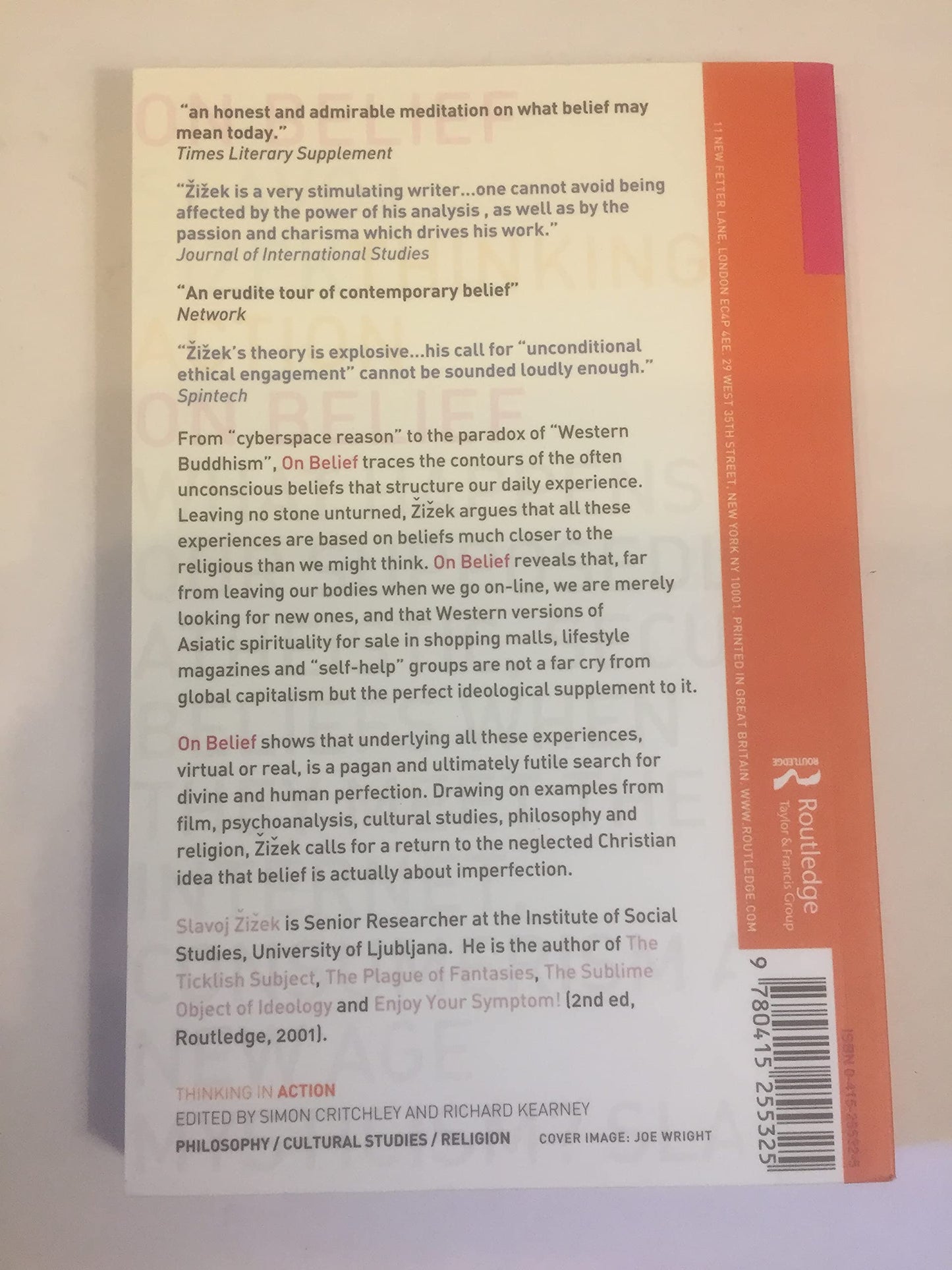 On Belief (Thinking in Action)