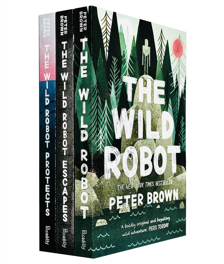 The Wild Robot Series 3 Books Collection (The Wild Robot, The Wild Robot Escapes & The Wild Robot Protects)