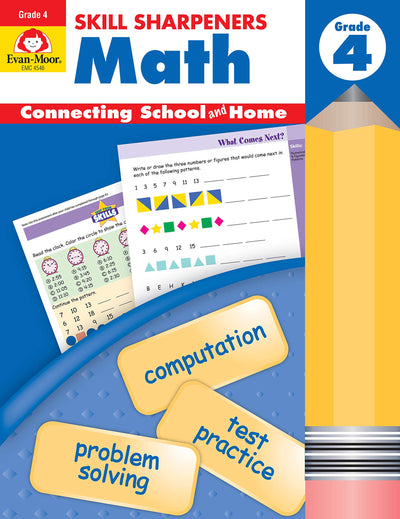 Skill Sharpeners Math, Grade 4