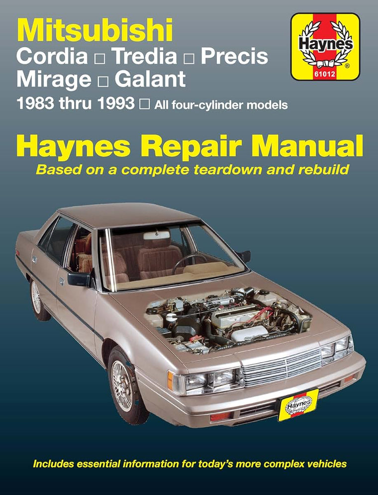 Mitsubishi Cordia,Tredia,Galant,Precis,Mirage (83-93) Haynes Manual (Paperback)