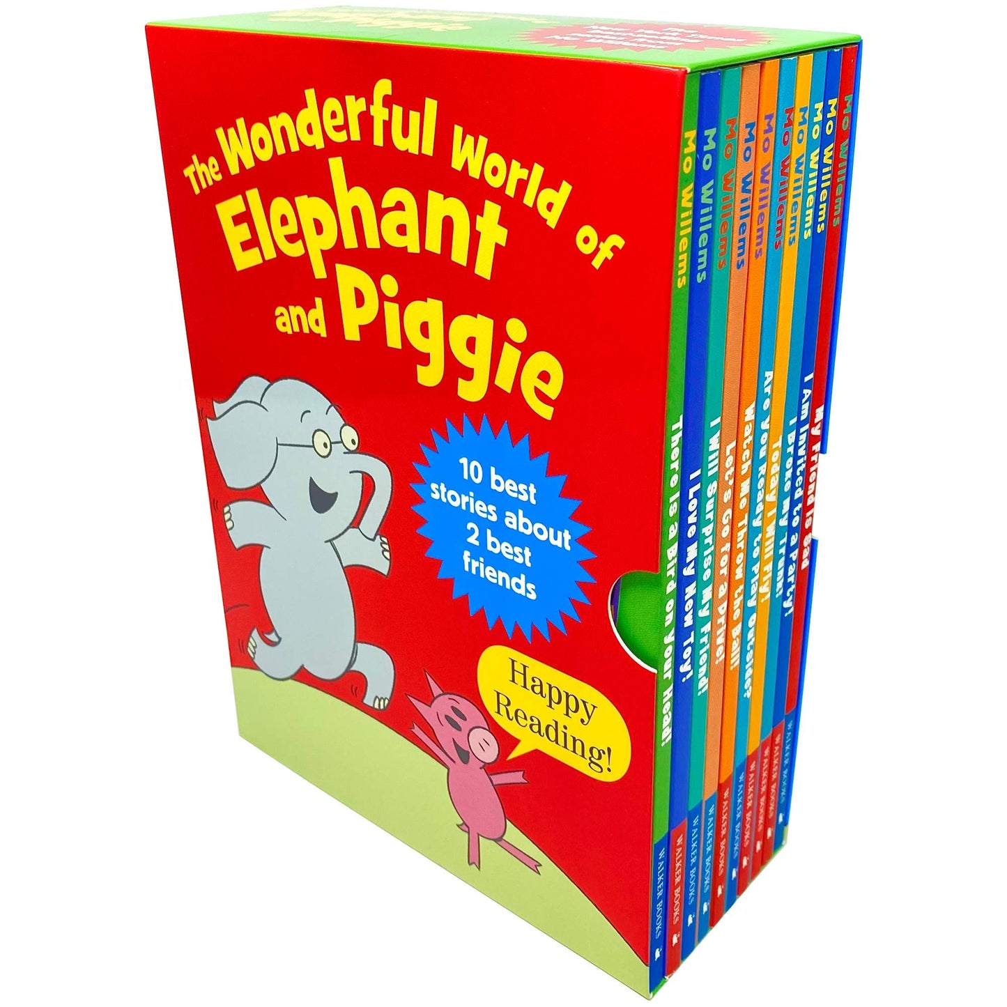 Walker Books, The Wonderful World of Elephant & Piggie Series 10 Books Collection Box Set by Mo Willems