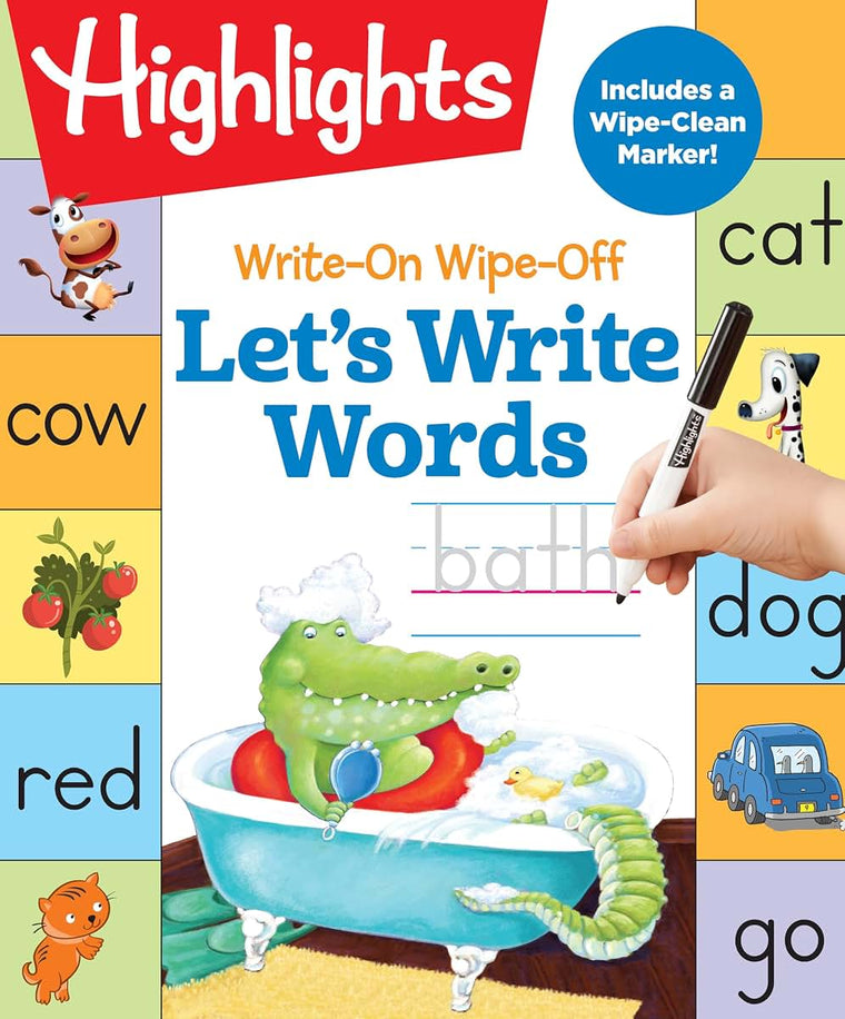 Write-On Wipe-Off Let's Write Words (Highlights Write-On Wipe-Off Fun to Learn Activity Books)