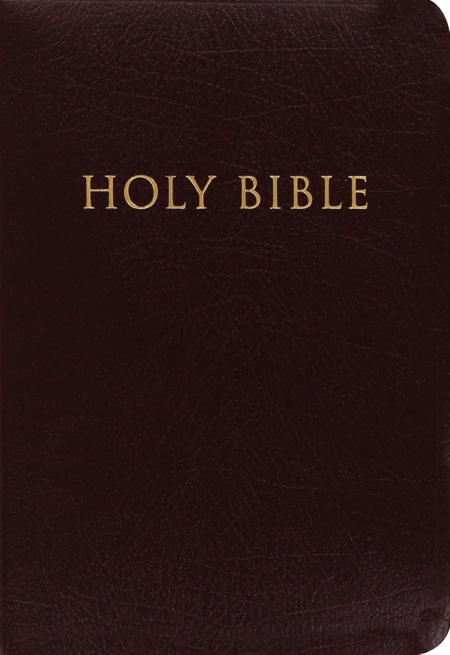 King James Version Reference Bible, Giant Print, Leather Loo