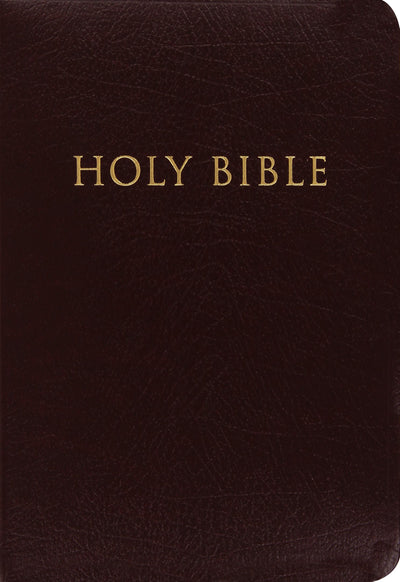 King James Version Reference Bible, Giant Print, Leather Loo