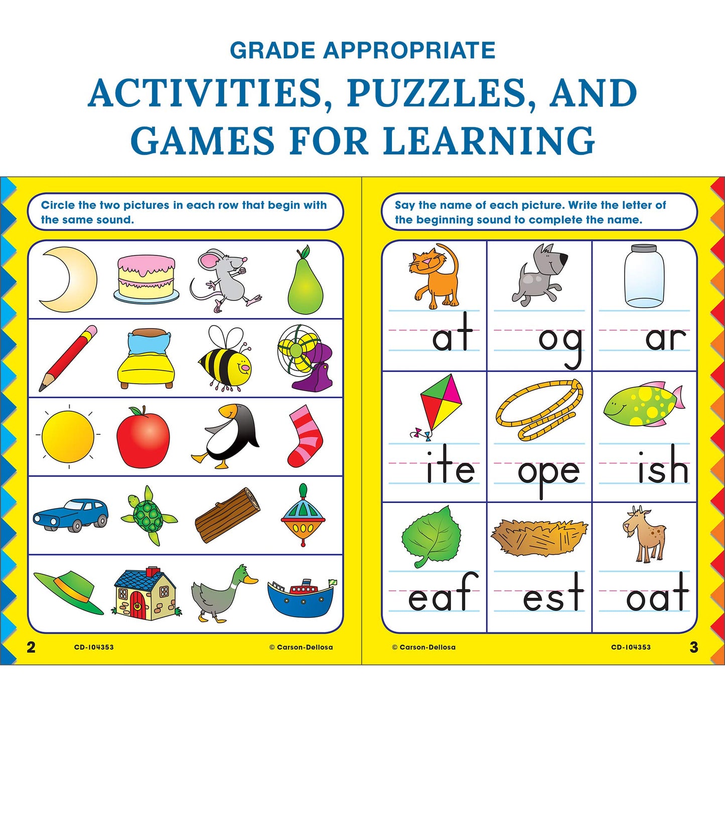 Carson Dellosa All the Skills for First Grade Workbook, Addition, Subtraction, Writing Practice, Phonics, and Reading for 1st Graders, Classroom or Homeschool Curriculum (Volume 4) (Home Workbooks)
