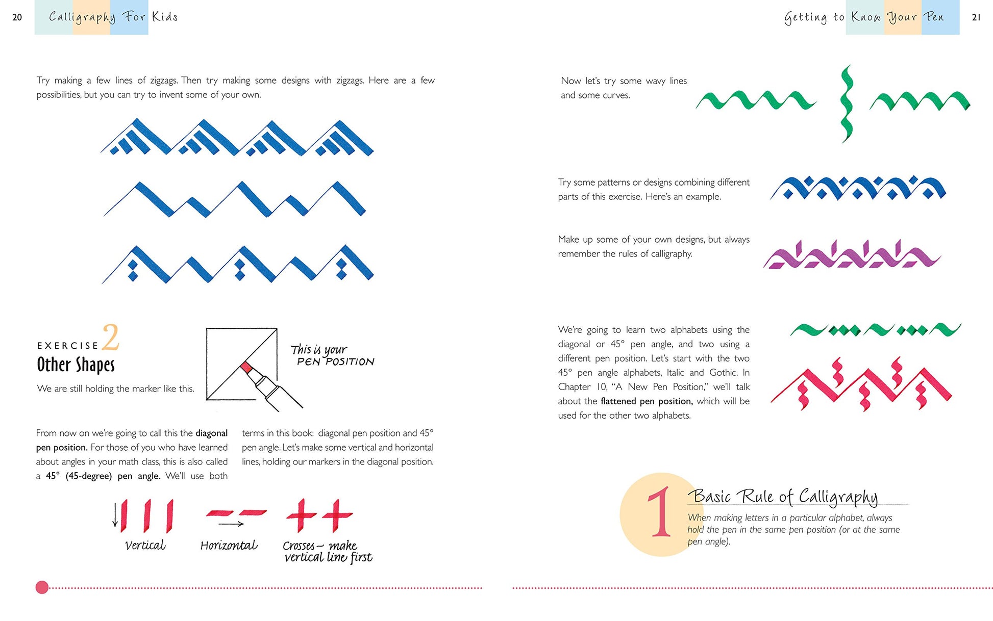 Calligraphy for Kids (Calligraphy Basics, 1)