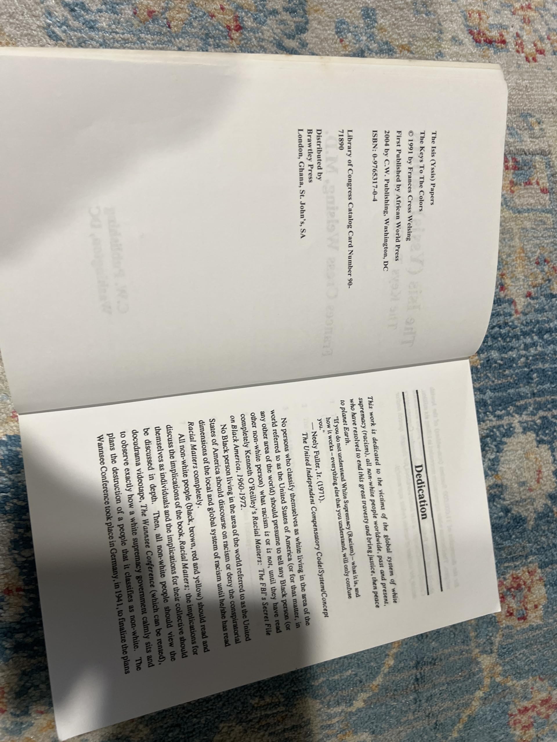 The Isis Papers: The Keys to the Colors