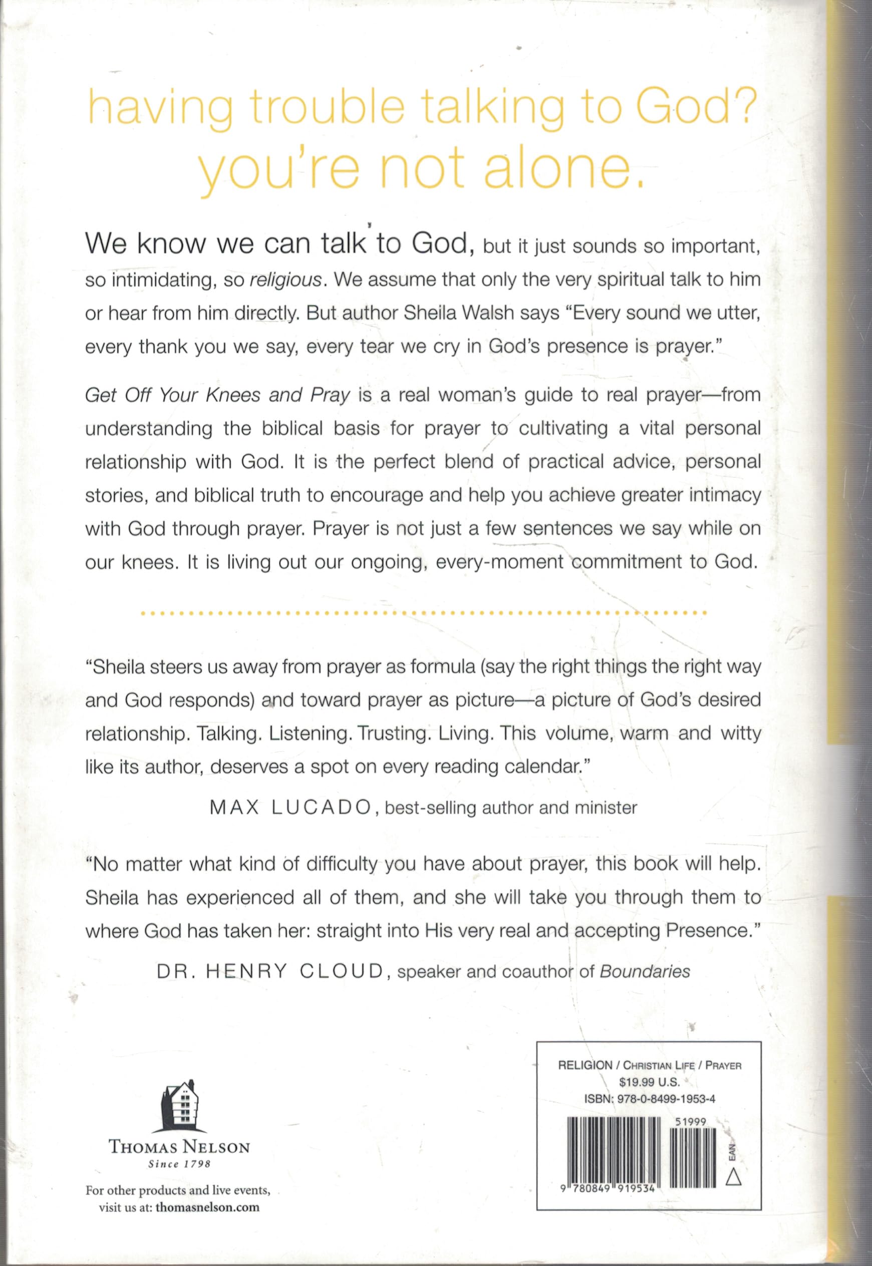 Get Off Your Knees & Pray