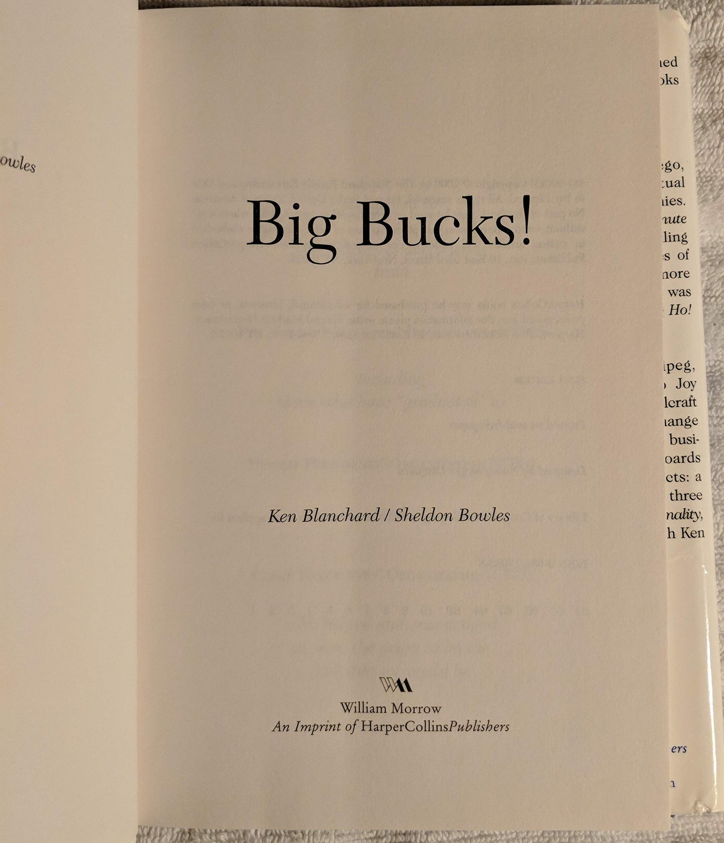 Big Bucks!