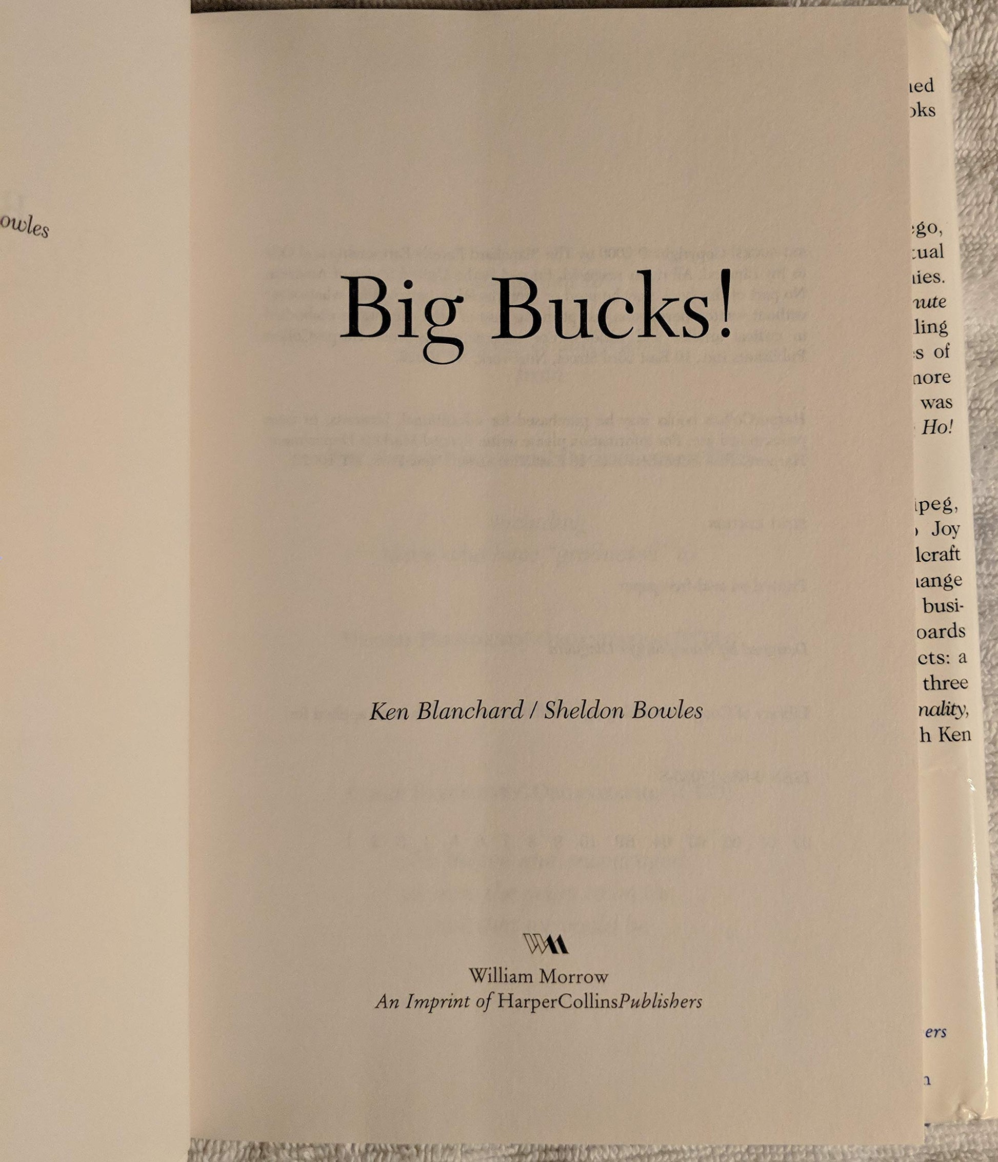 Big Bucks!