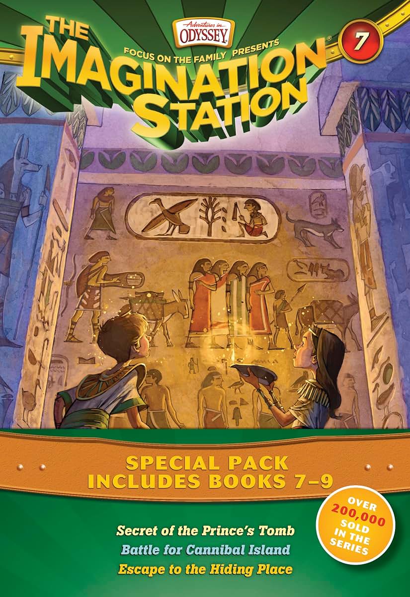 Imagination Station Books 3-Pack: Secret of the Prince's Tomb / Battle for Cannibal Island / Escape to the Hiding Place