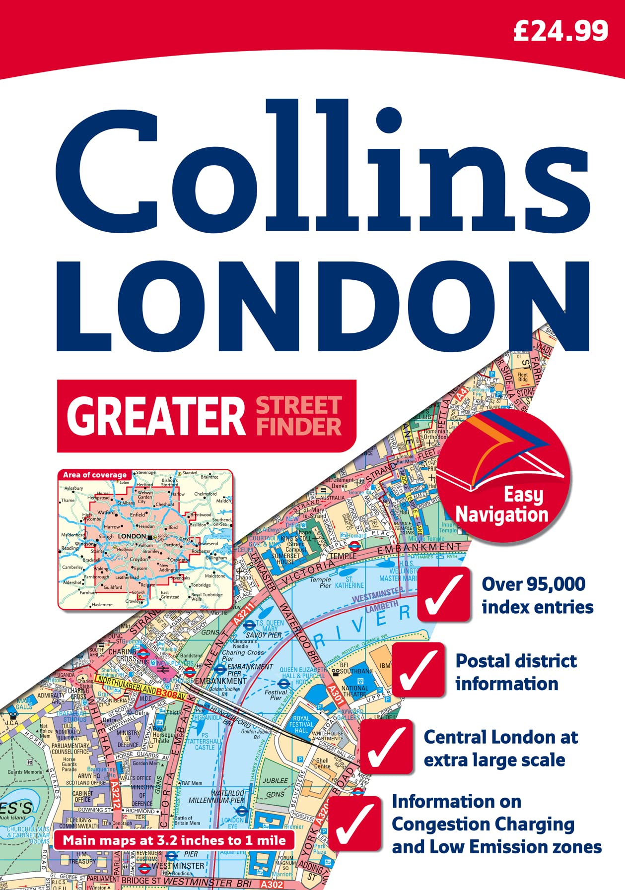 Collins London Greater Street Finder: A4 Edition (Collins Travel Guides)