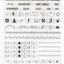 Dot Journaling Clear Stamp Set (60 Individual Stamps)